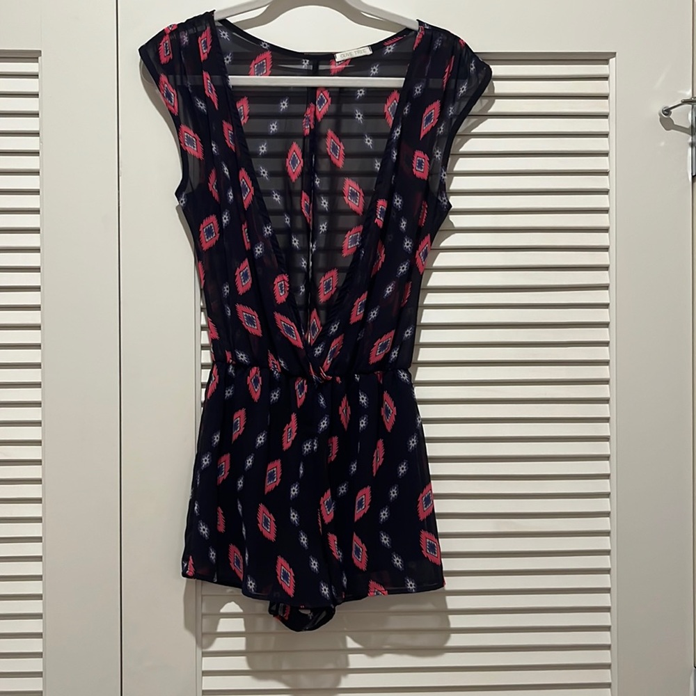 Olive tree- romper, worn once